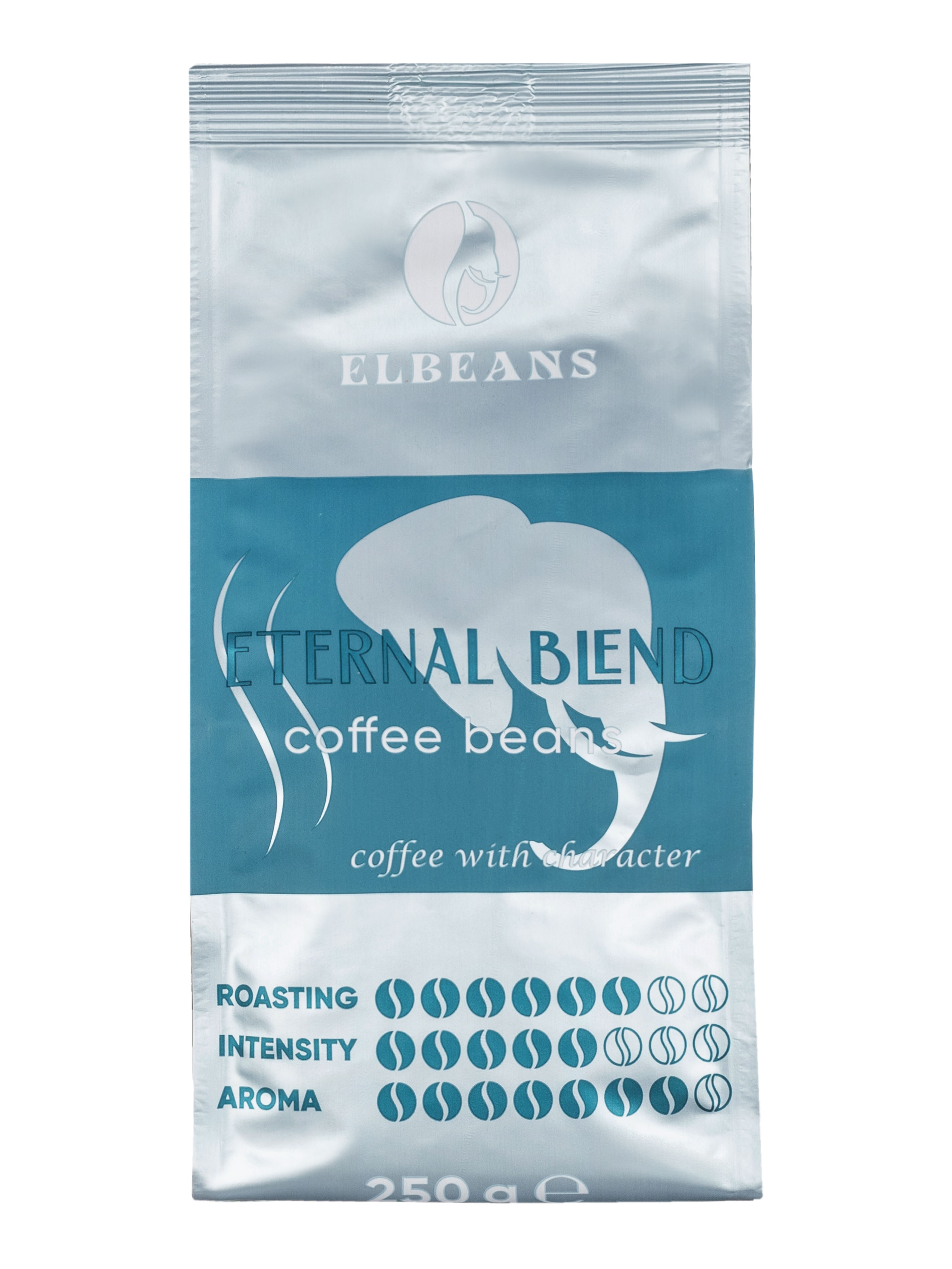 Кофе в зернах Elbeans Eternal Blend, Arabica 90% и Robusta 10%, 250 г