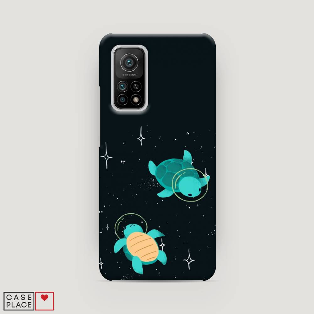 

Пластиковый чехол "Черепашки космонавты" на Xiaomi Mi 10T, 39320-3