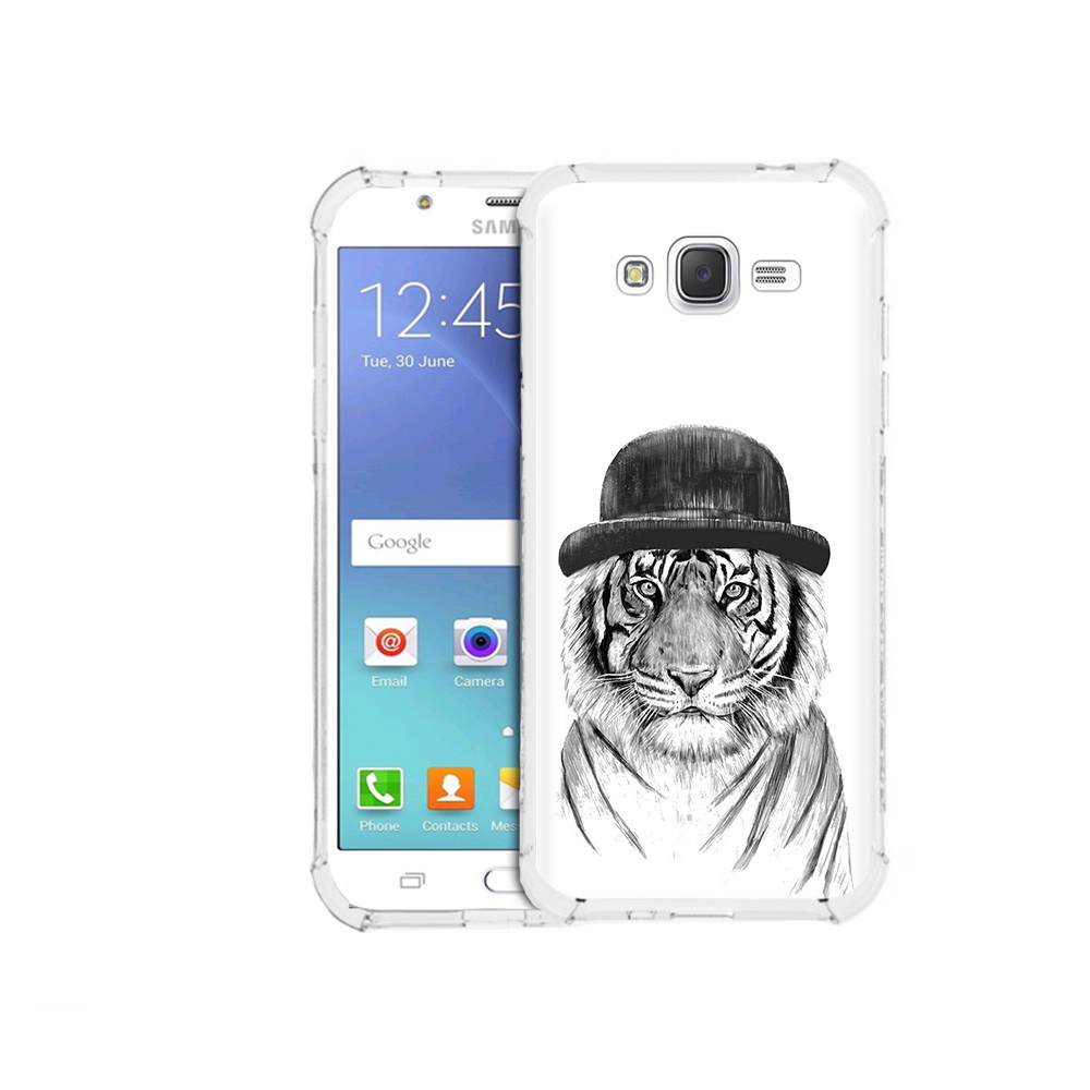 

Чехол MyPads Tocco для Samsung Galaxy J5 (2015) тигр британец (PT15272.579.641), Прозрачный, Tocco