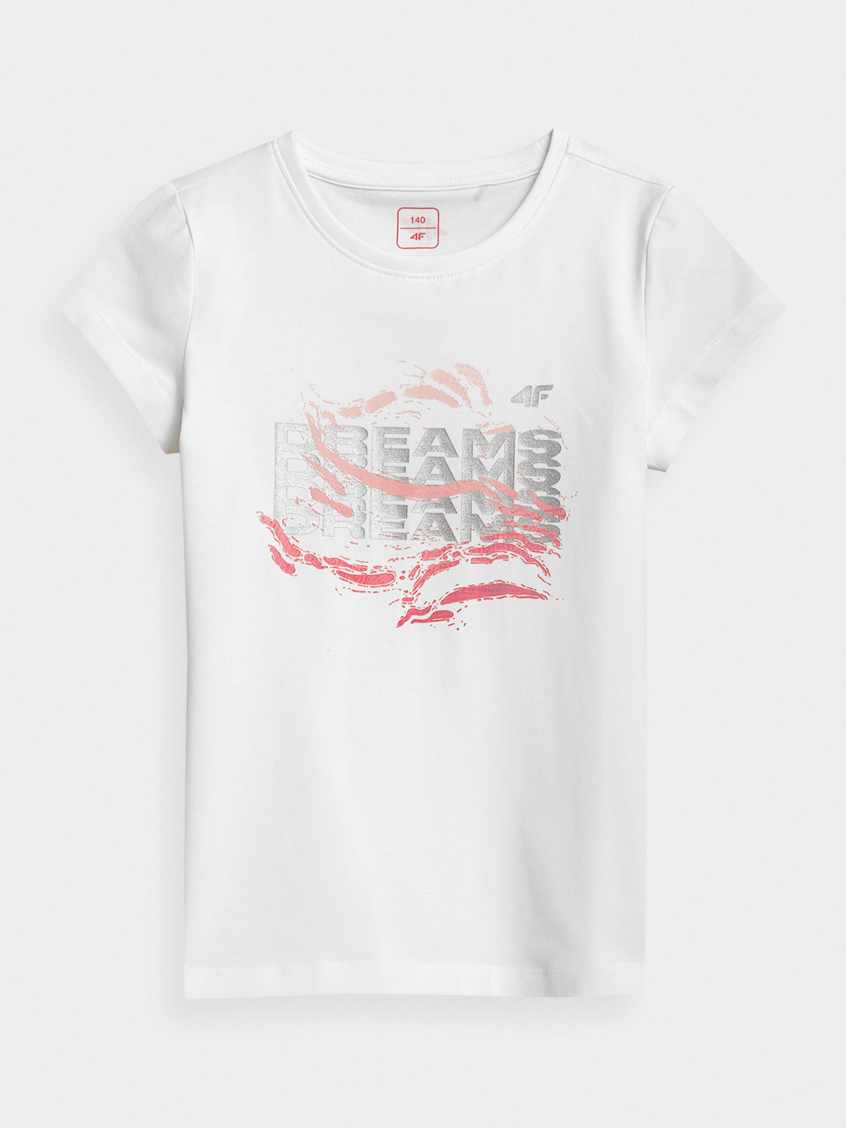 фото Футболка 4f girl's t-shirts hjz21-jtsd007b-10s цв.белый р. 128