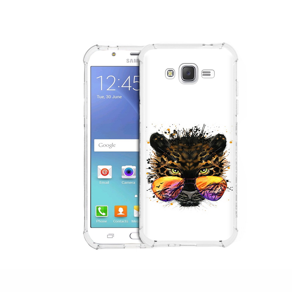 

Чехол MyPads Tocco для Samsung Galaxy J5 (2015) тропический леопард (PT15272.579.649), Прозрачный, Tocco