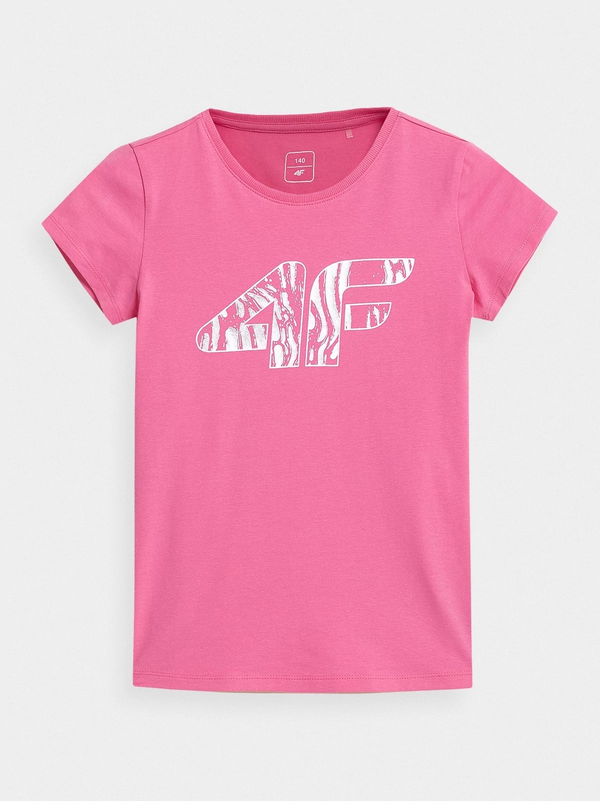 

Футболка 4F GIRL'S T-SHIRTS HJZ21-JTSD009B-54S цв.розовый р. 128, HJZ21-JTSD009B-54S