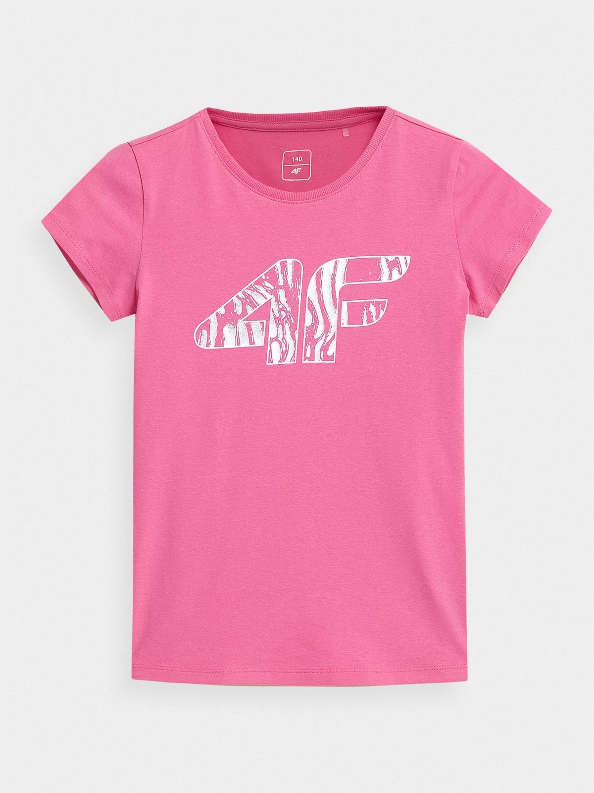 фото Футболка 4f girl's t-shirts hjz21-jtsd009b-54s цв.розовый р. 134