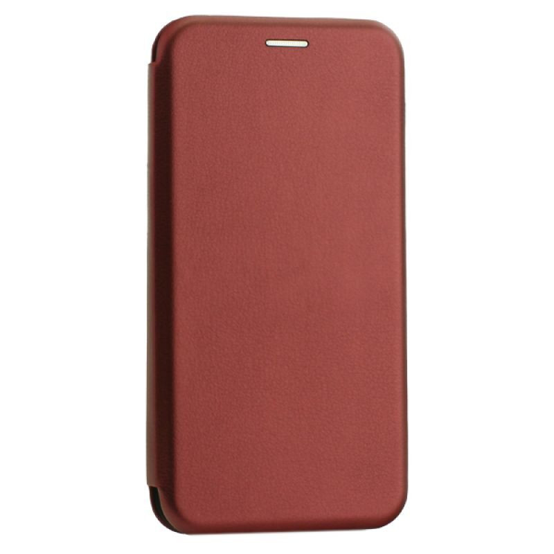 

Чехол-книжка Fashion Case для iPhone 11 Pro кожаная боковая малиновая