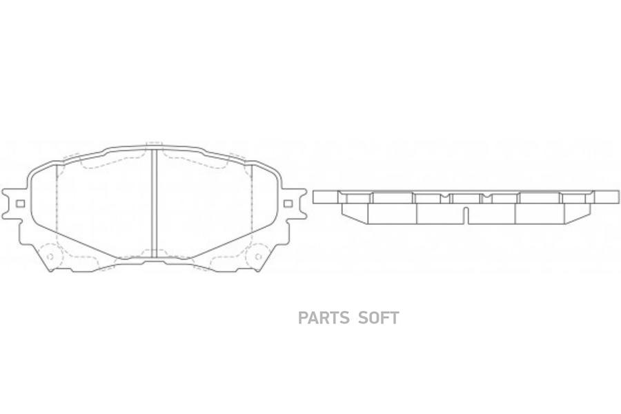 

Тормозные колодки SB Nagamochi дисковые BP25002