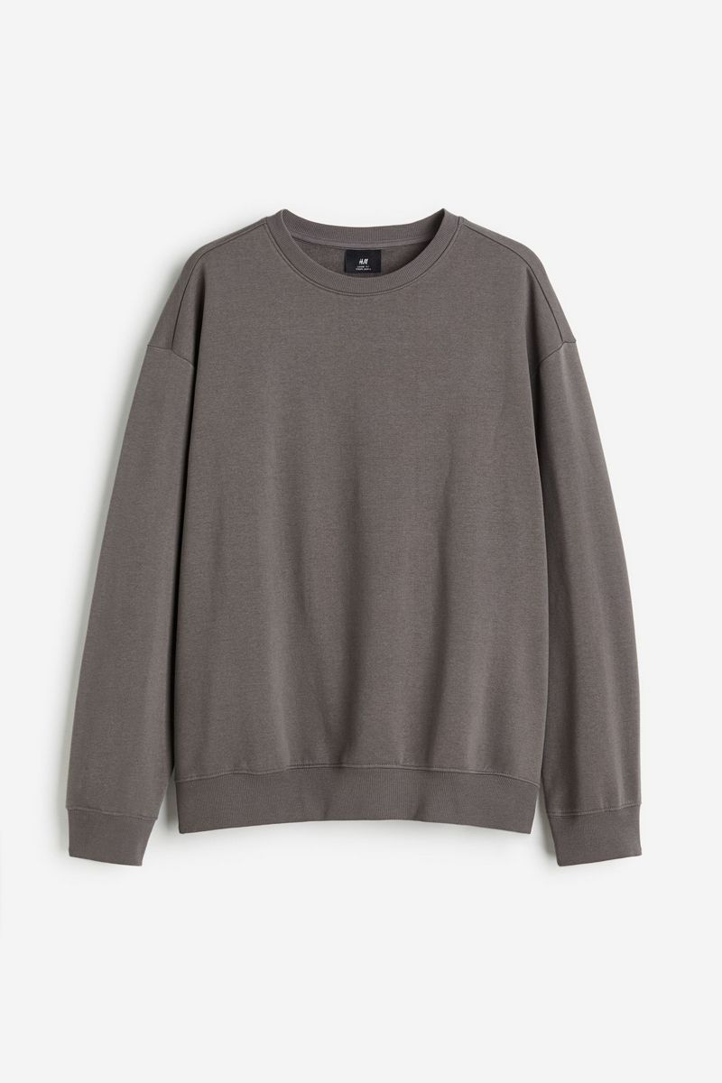

Свитшот мужской H&M 0970818 серый S, 0970818