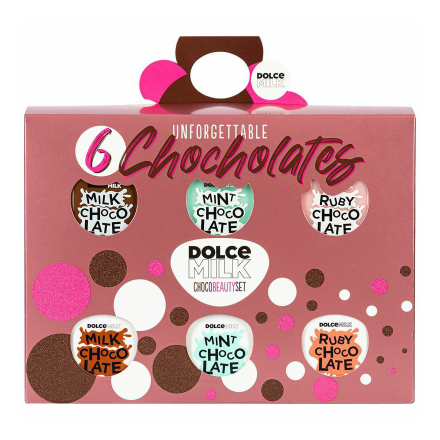 Косметический набор для тела Dolce Milk Unforgattable chocolates 6 предметов