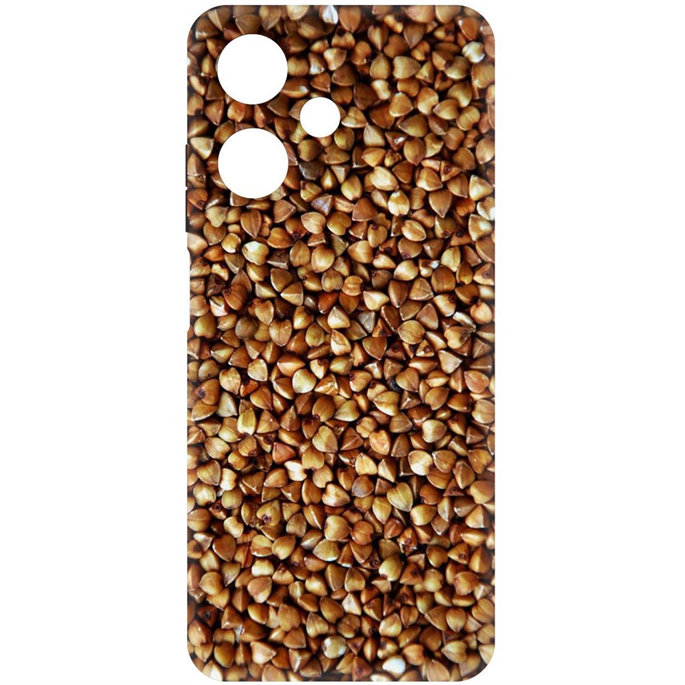 

Чехол-накладка Krutoff Soft Case Гречка для Infinix Hot 30 Play черный