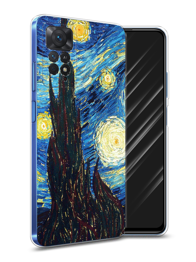 

Чехол Awog на Xiaomi Redmi Note 11 Pro/11 Pro 5G/11E Pro "Ван Гог Звездная ночь", Разноцветный, 314850-9