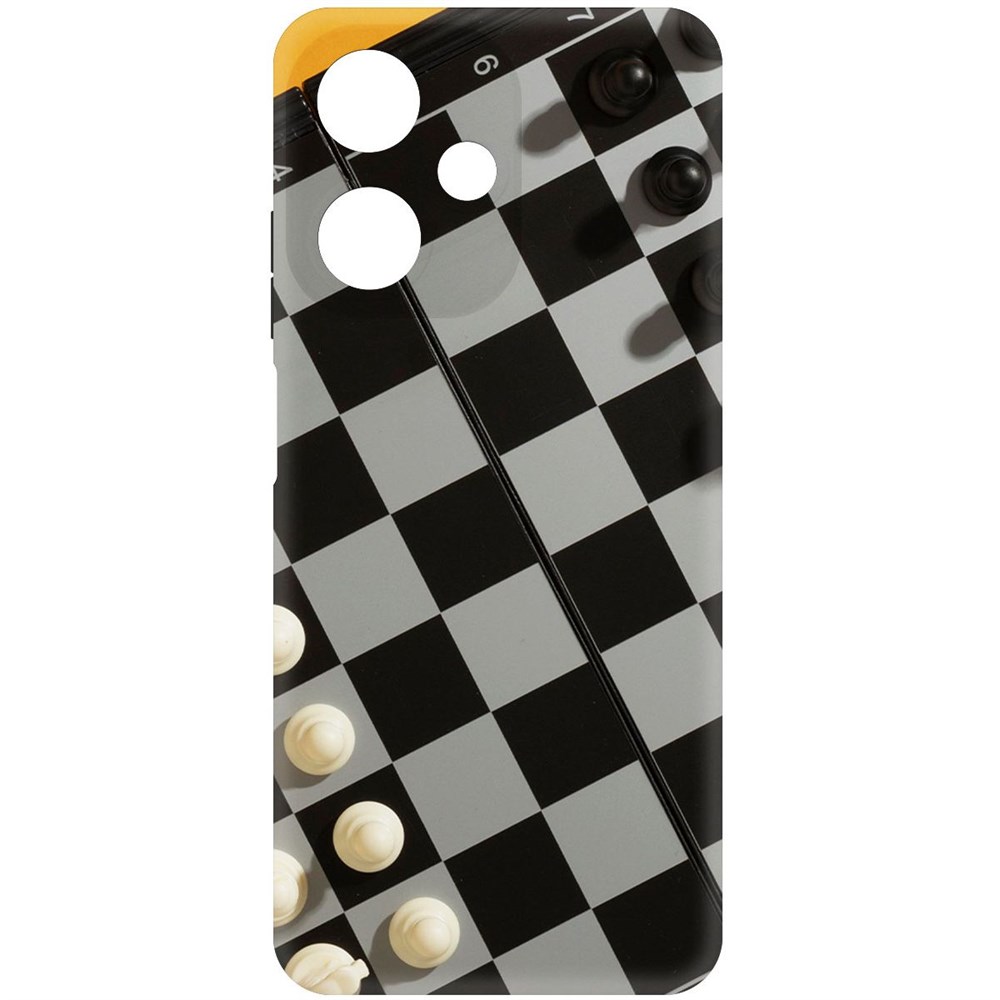 

Чехол-накладка Krutoff Soft Case Шахматы для Infinix Hot 30 Play черный
