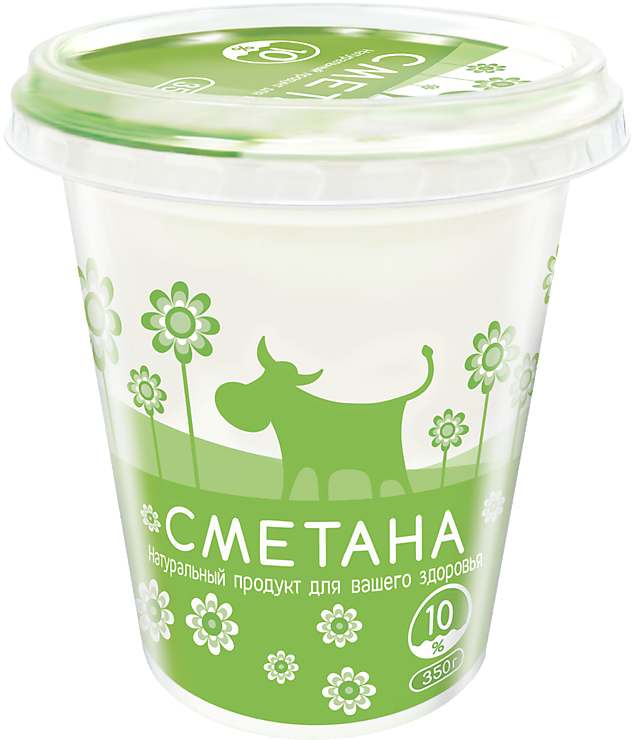 

Сметана Ферма Яшкино 10% БЗМЖ 300 г