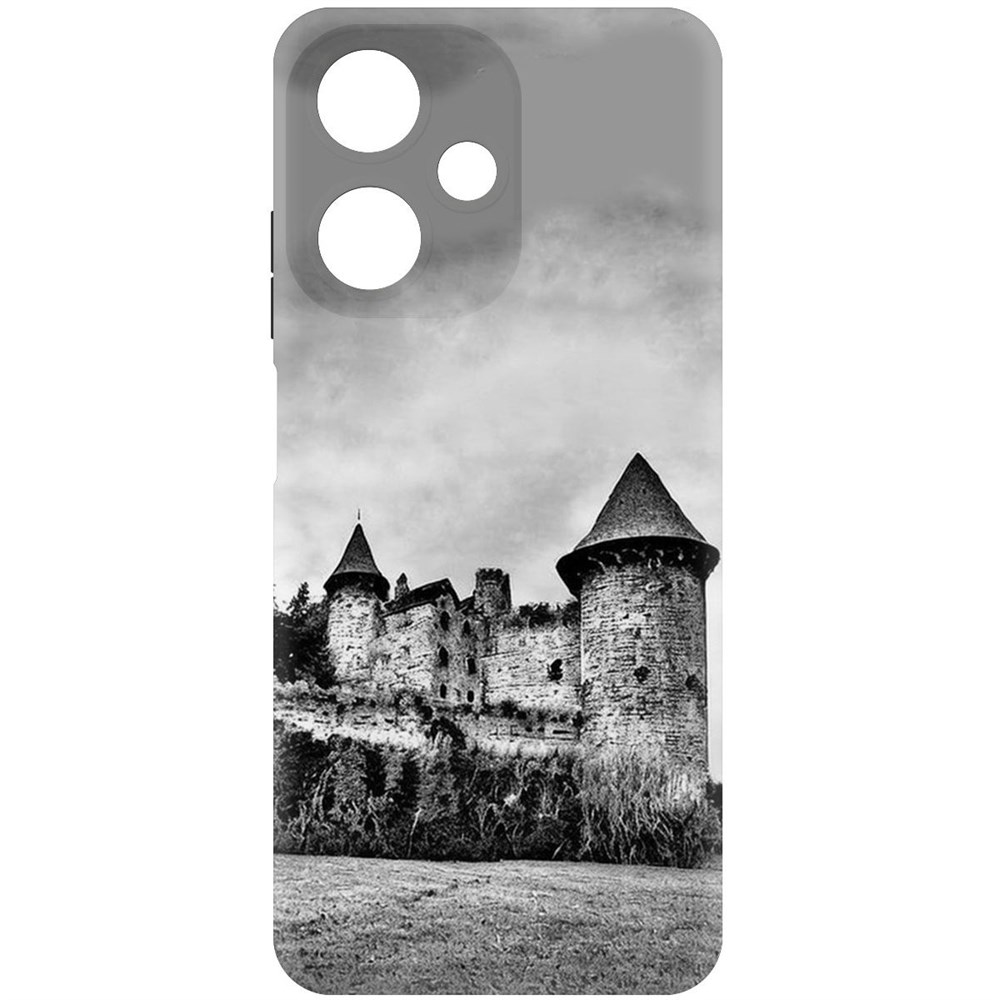 

Чехол-накладка Krutoff Soft Case Старый замок для Infinix Hot 30 Play черный