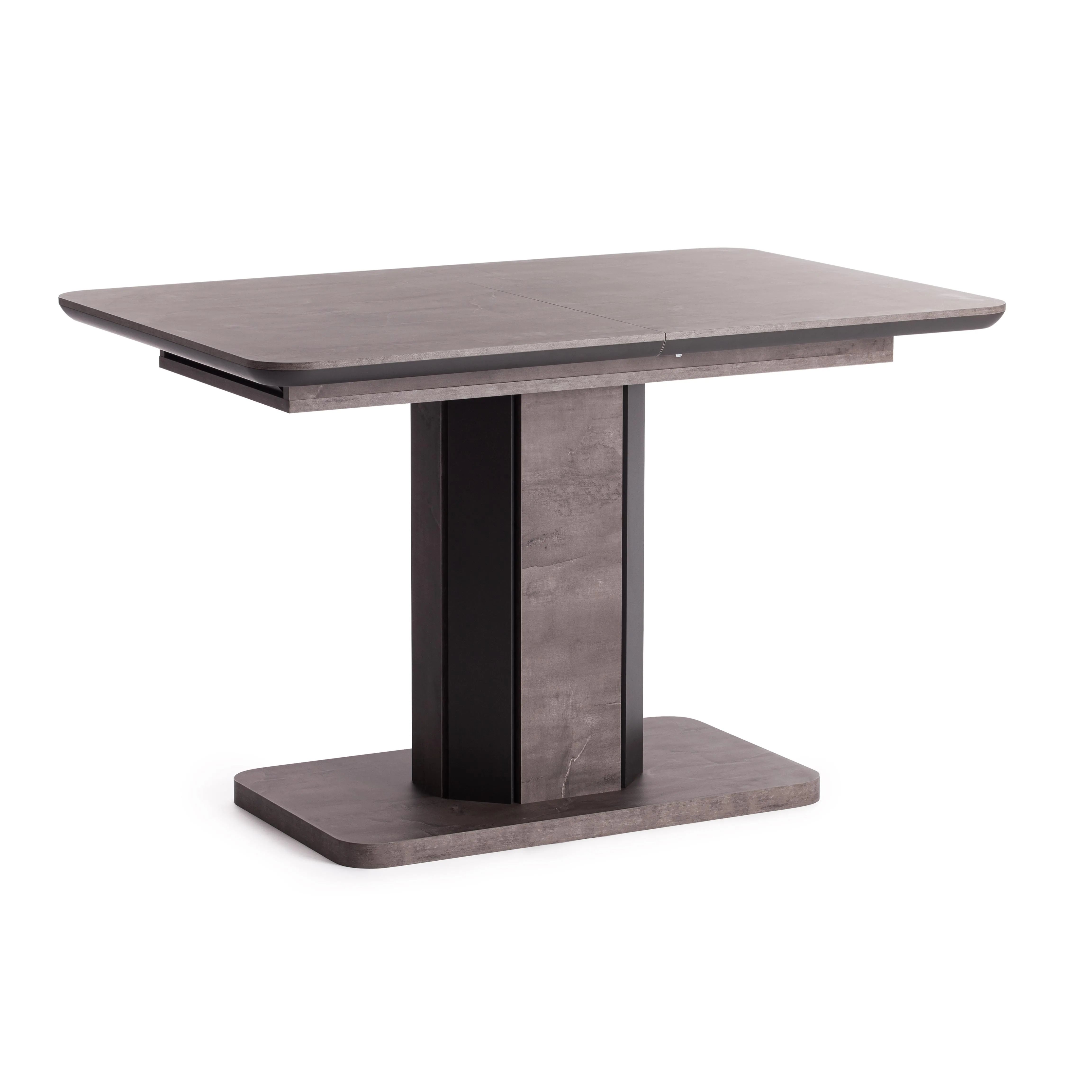 

Стол обеденный Tetchair SKAT ЛДСП/МДФ, 120-160х80х75 см, Оникс/Графит, Skat