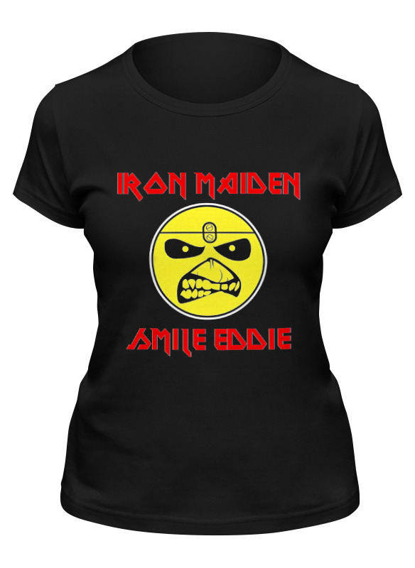 

Футболка женская Printio Iron maiden band черная S, Черный, Iron maiden band