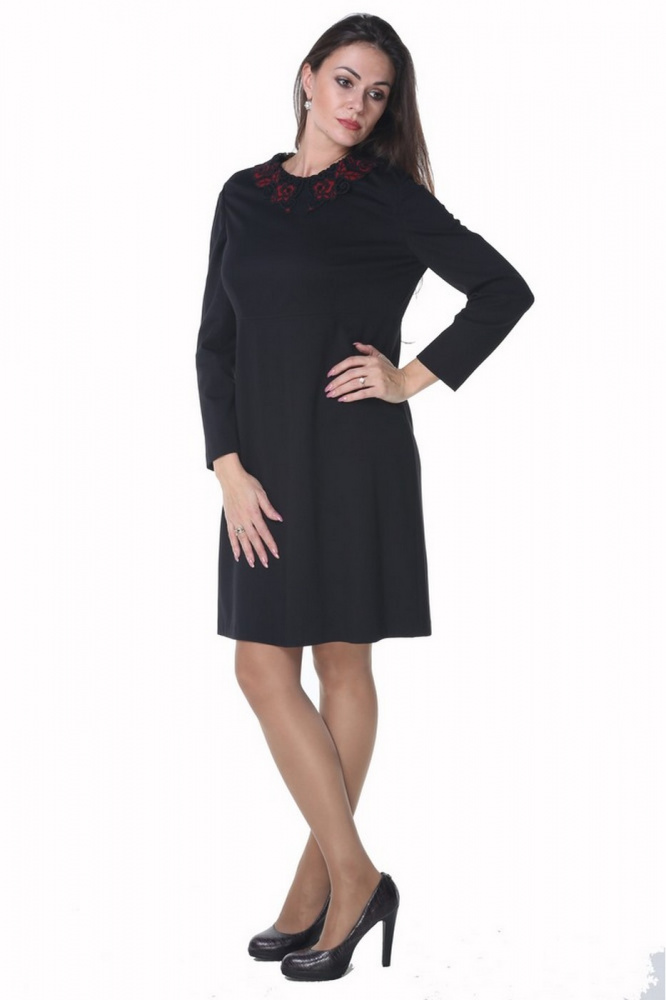 

Платье женское Maria Grazia Severi White 64012776_1 черное 46, 64012776_1