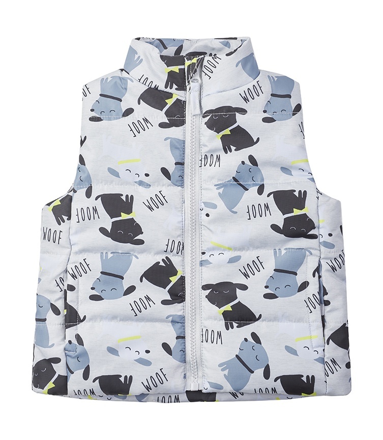 

Жилет детский Kari Baby SS23B038, серый, 80, 205727