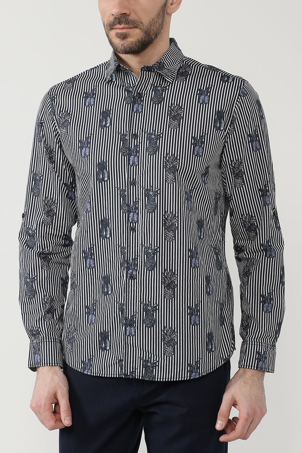 

Рубашка мужская Jack & Jones 2109 SAGE синяя M, 2109 SAGE