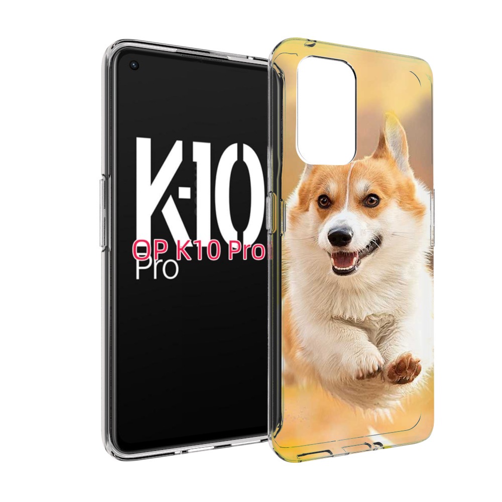 

Чехол MyPads когри собака для OPPO K10 Pro, Прозрачный, Tocco