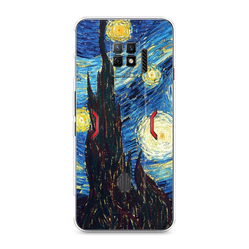 

Чехол Awog на ZTE Nubia Red Magic 7 Pro/ЗТЕ Нубиа Ред Мэджик 7 Pro "Ван Гог Звездная ночь", Разноцветный, 136050-9