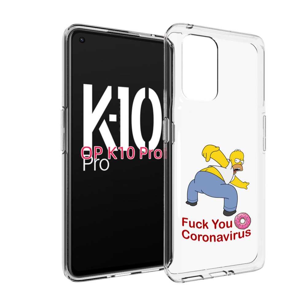 

Чехол MyPads корона-уходи для OPPO K10 Pro, Прозрачный, Tocco