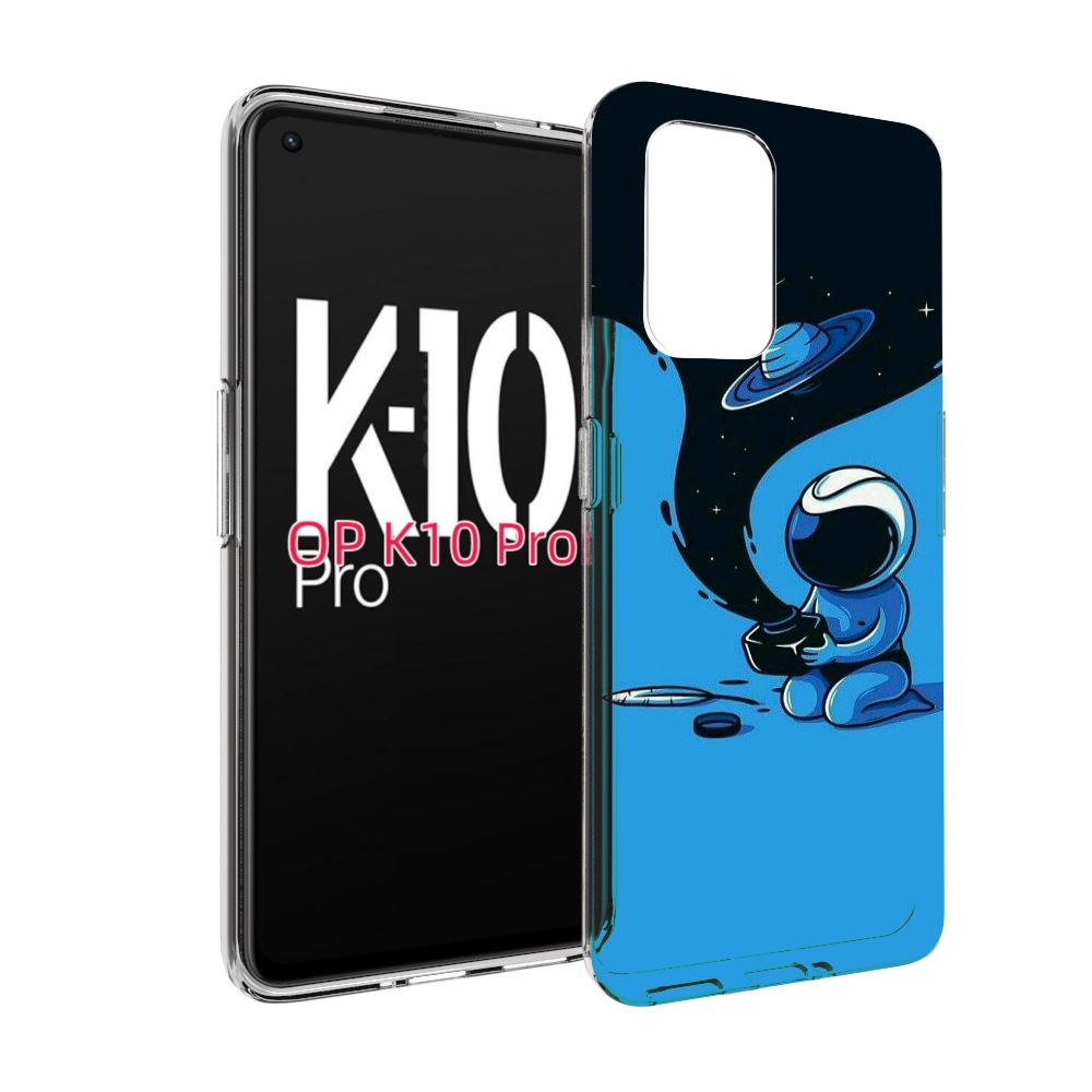 

Чехол MyPads космос из черной краски для OPPO K10 Pro, Прозрачный, Tocco