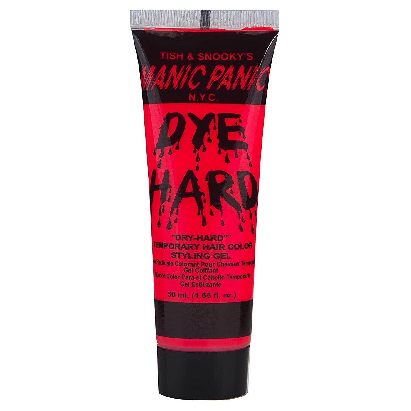 Цветной стайлинг гель для волос MANIC PANIC Dye Hard Electric Lava умирая за идеи об опасной жизни философов