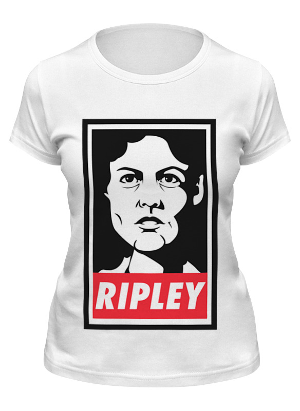 

Футболка женская Printio Ripley (alien) белая S, Белый, Ripley (alien)