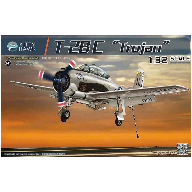 

Сборная модель Kittyhawk T-28C Trojan Kit First Look KH32015
