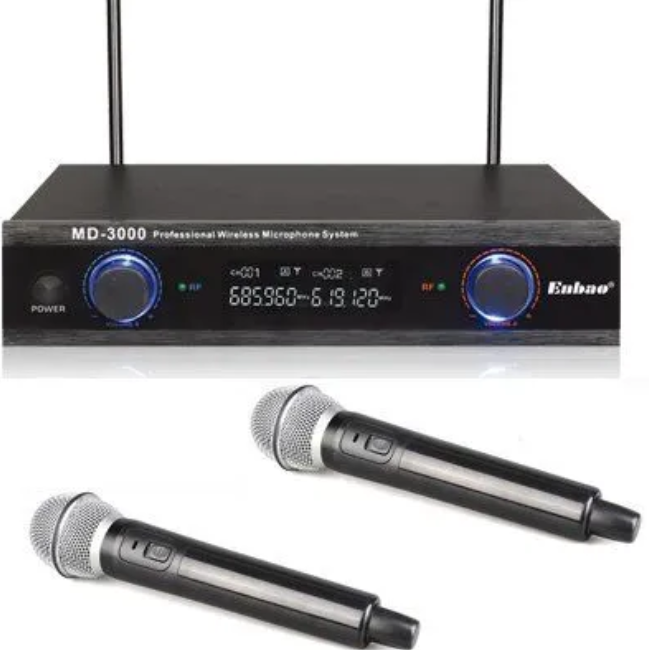 

Радиосистема на два микрофона Enbao MD-3000, MD-3000