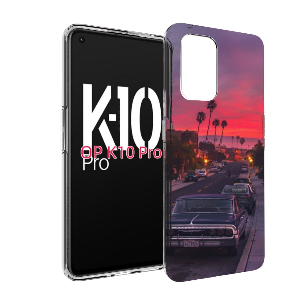 

Чехол MyPads красивая дорога америки для OPPO K10 Pro, Прозрачный, Tocco