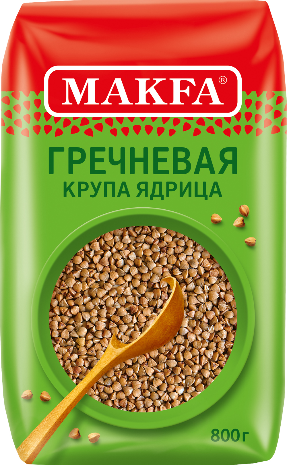 фото Крупа гречневая makfa ядрица 800 г