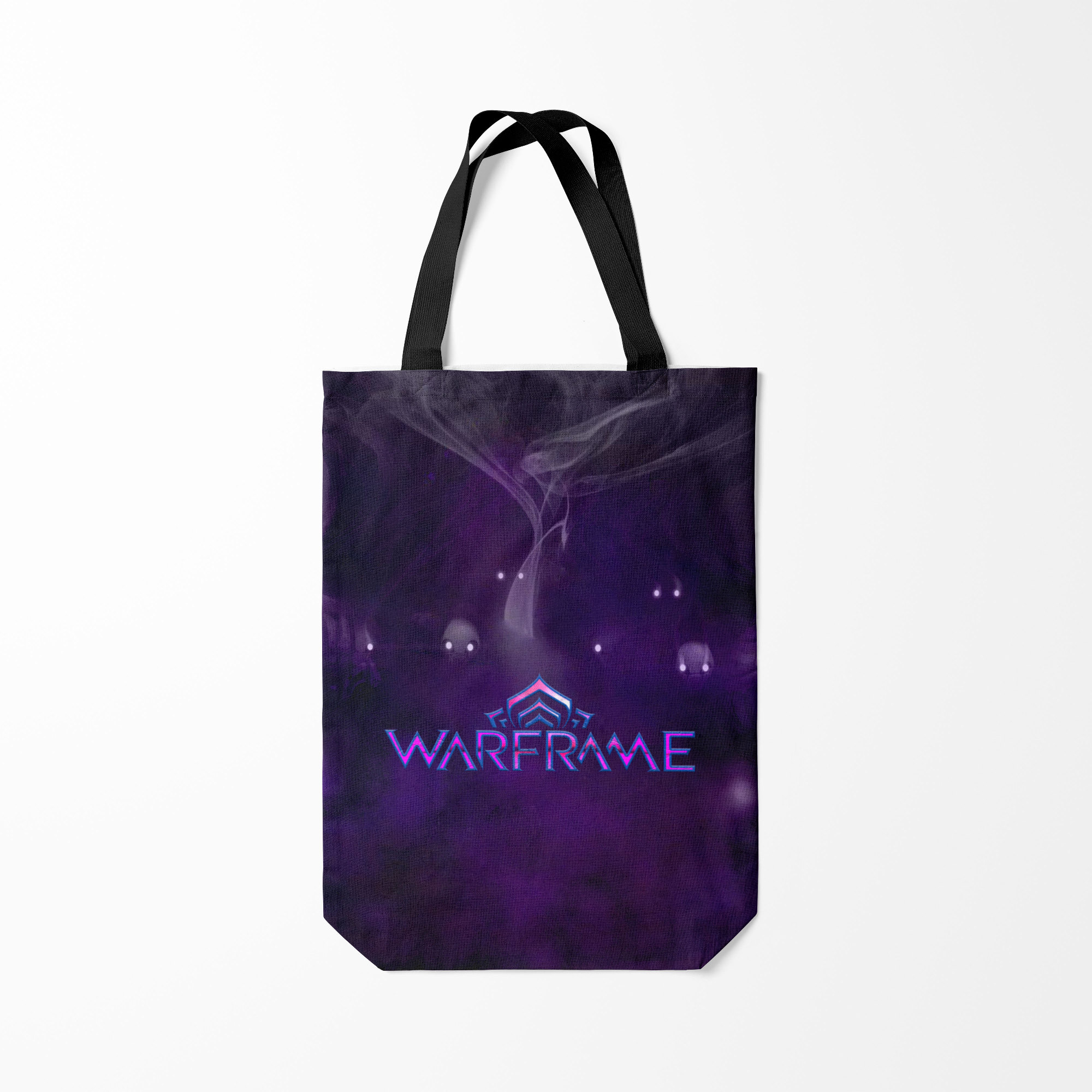 

Сумка шoппер унисекс Burnettie Warframe Путь бездны, фиолетовый, Warframe Путь бездны