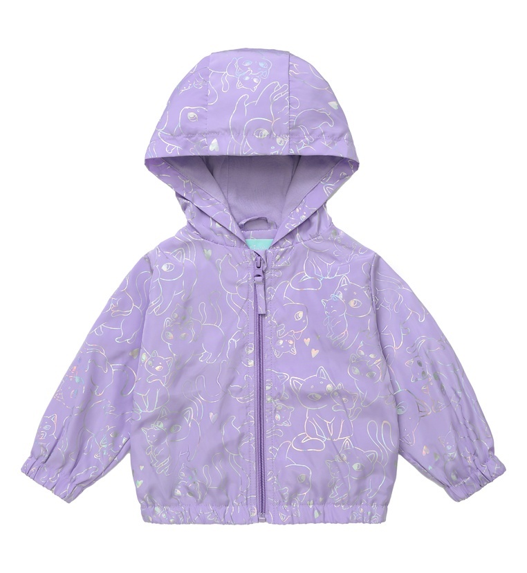 Ветровка детская Kari Baby SS24B068, фиолетовый, 80