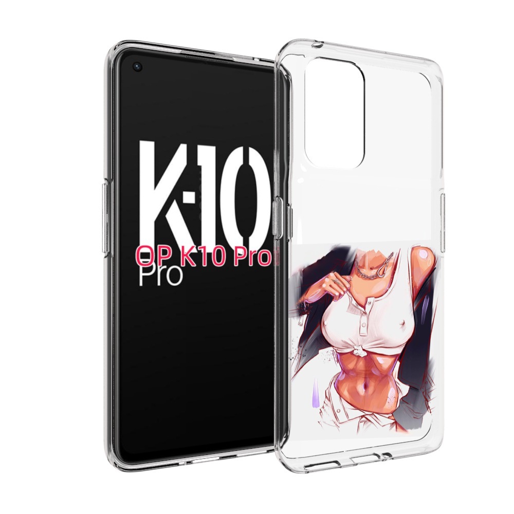 

Чехол MyPads красивая-стройная-модель для OPPO K10 Pro, Прозрачный, Tocco