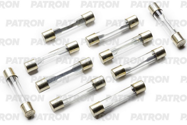 Предохранитель пласт.коробка 10шт AGC Fuse 20A стекло 6.35x32mm PATRON PFS076