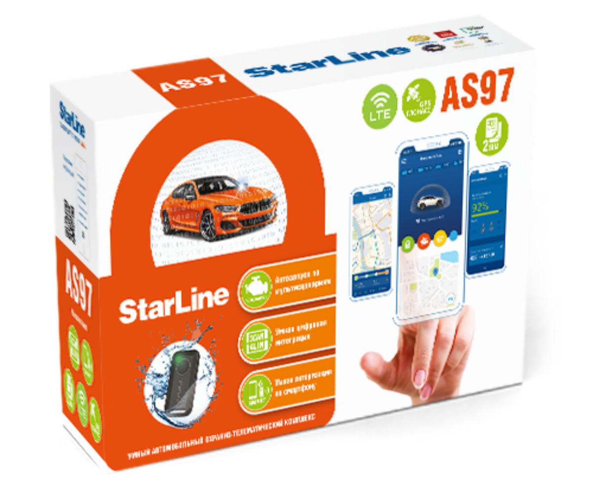 Автосигнализация StarLine AS97 2SIM LTE GPS