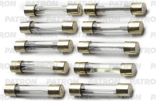 Предохранитель пласткоробка 10шт AGC Fuse 25A стекло 635x32mm PATRON PFS077 272₽