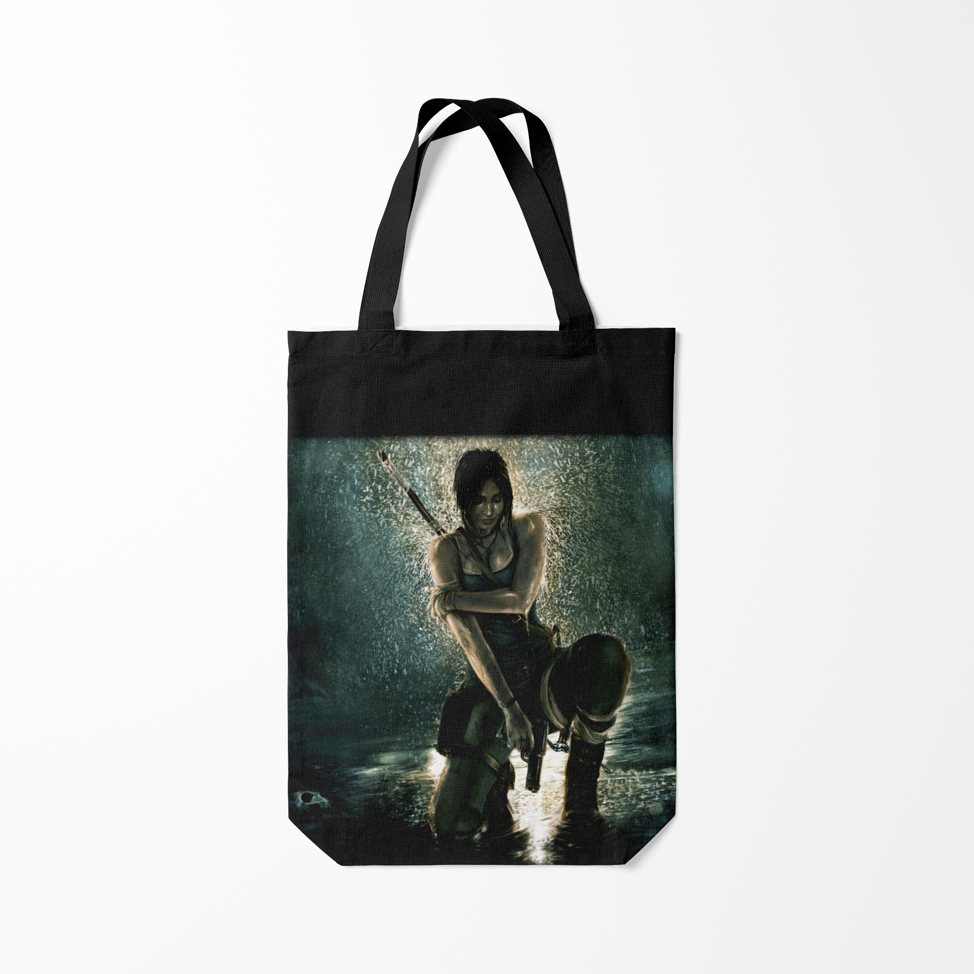 

Сумка шoппер унисекс Burnettie TOMB RAIDER, черный, TOMB RAIDER