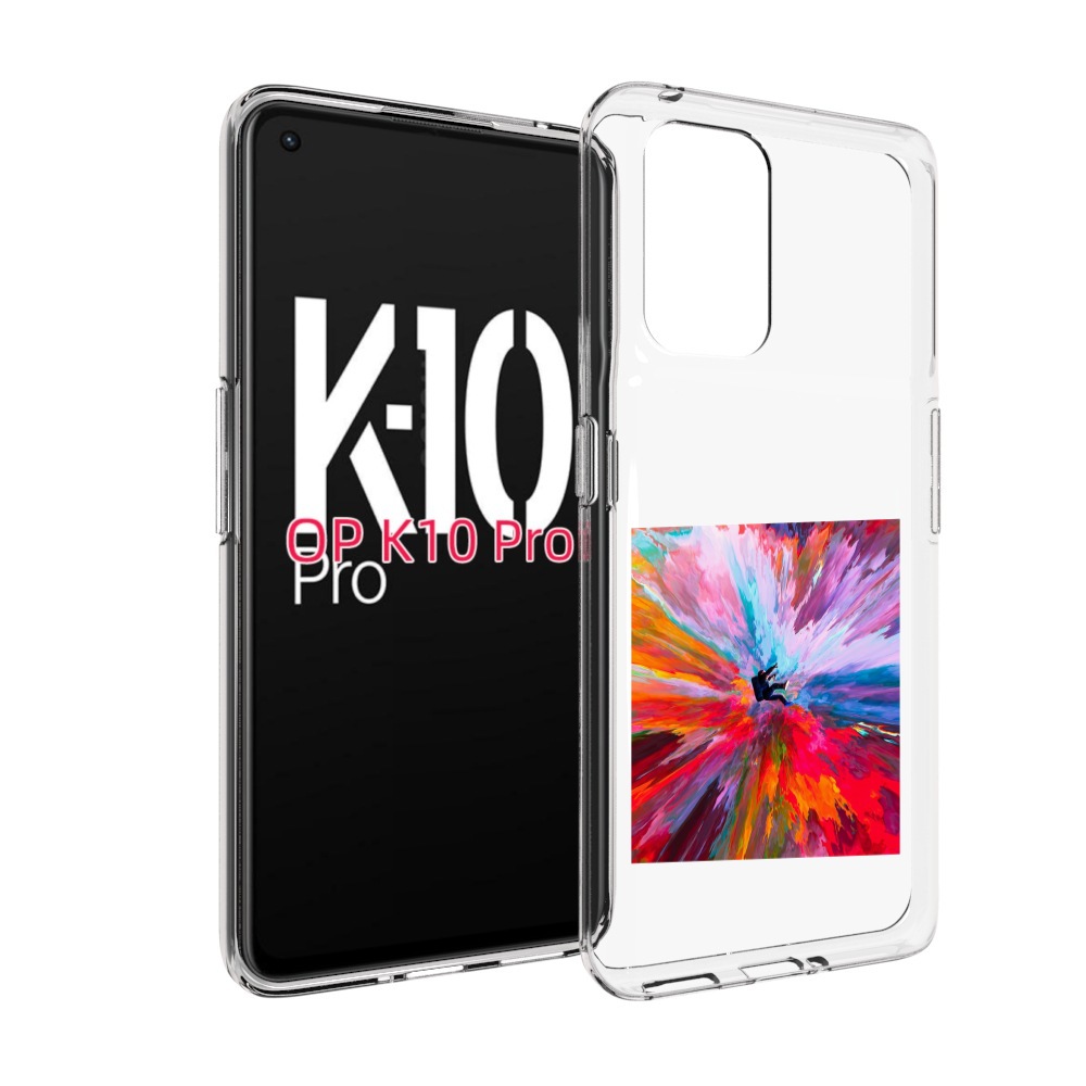 

Чехол MyPads красочный астранавт для OPPO K10 Pro, Прозрачный, Tocco