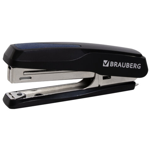 

Степлер №10 BRAUBERG "Extra", до 20 листов, антистеплер, черно-синий, 229078, (2шт.)
