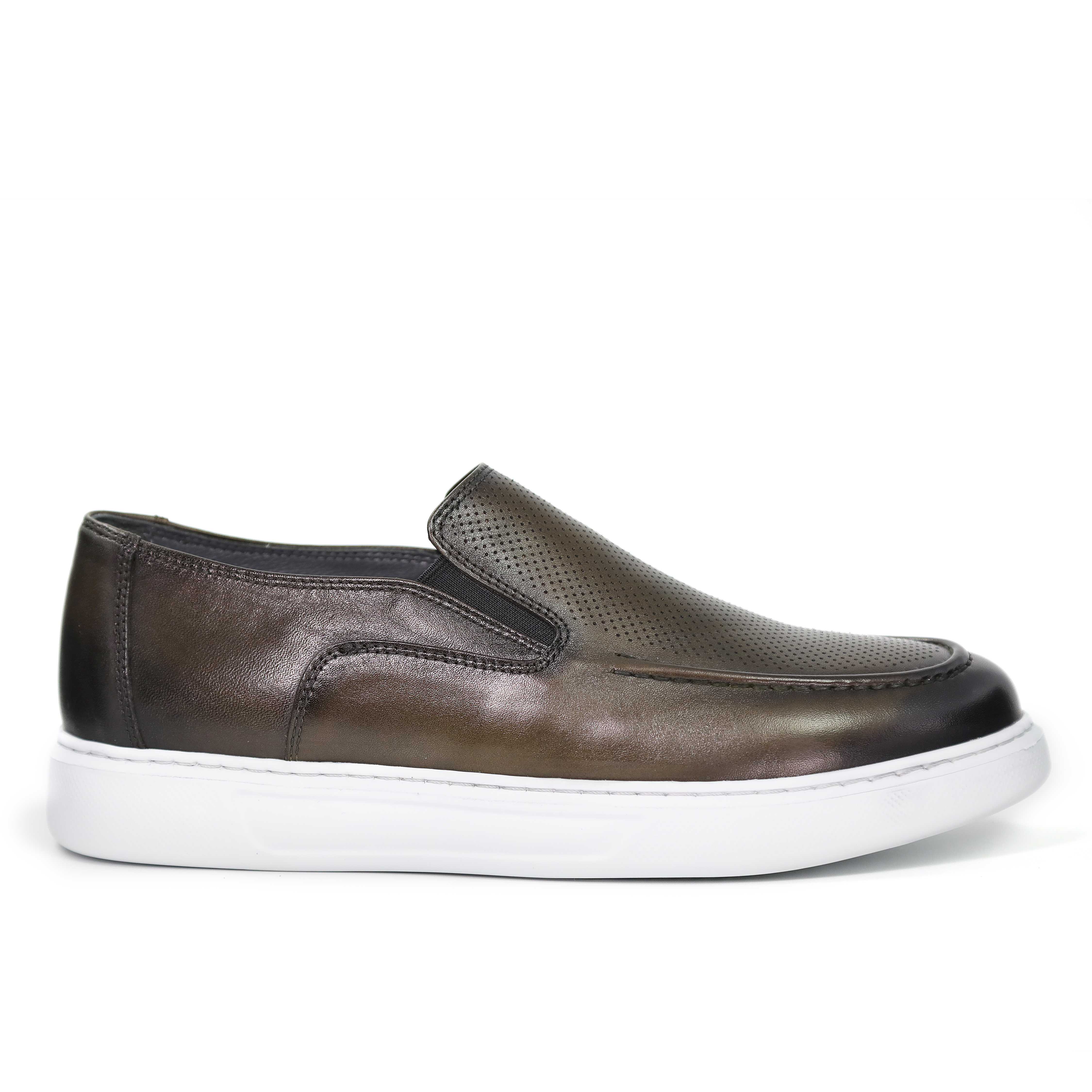 Лоферы мужские Clarks 22207178 хаки 42 EU