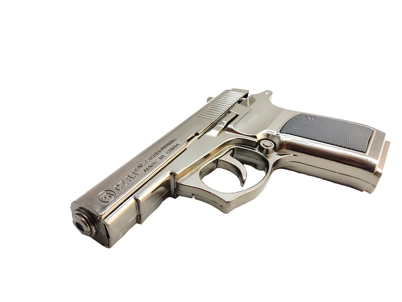

Пистолет зажигалка - CZ83 Makarov Макаров хром, Серый, cz83chr