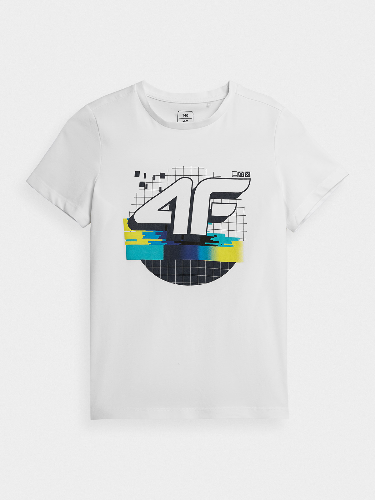 фото Футболка 4f boy's t-shirts hjz21-jtsm003-10s цв.белый р. 152