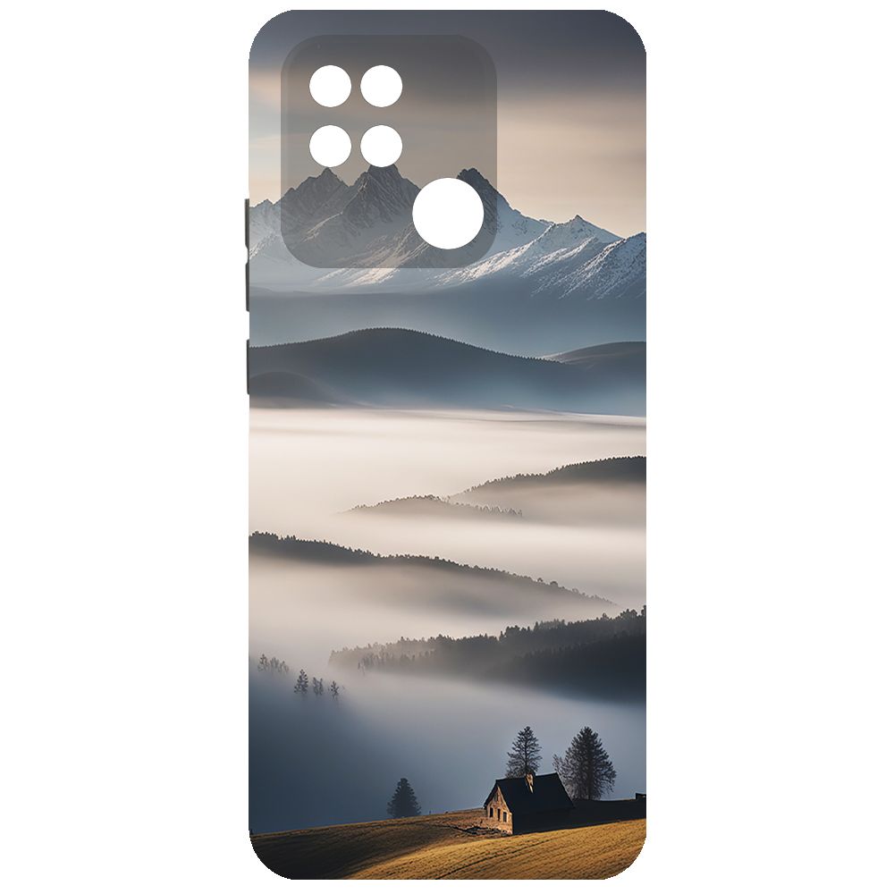 

Чехол-накладка Krutoff Soft Case Туман для Xiaomi Redmi 10A черный
