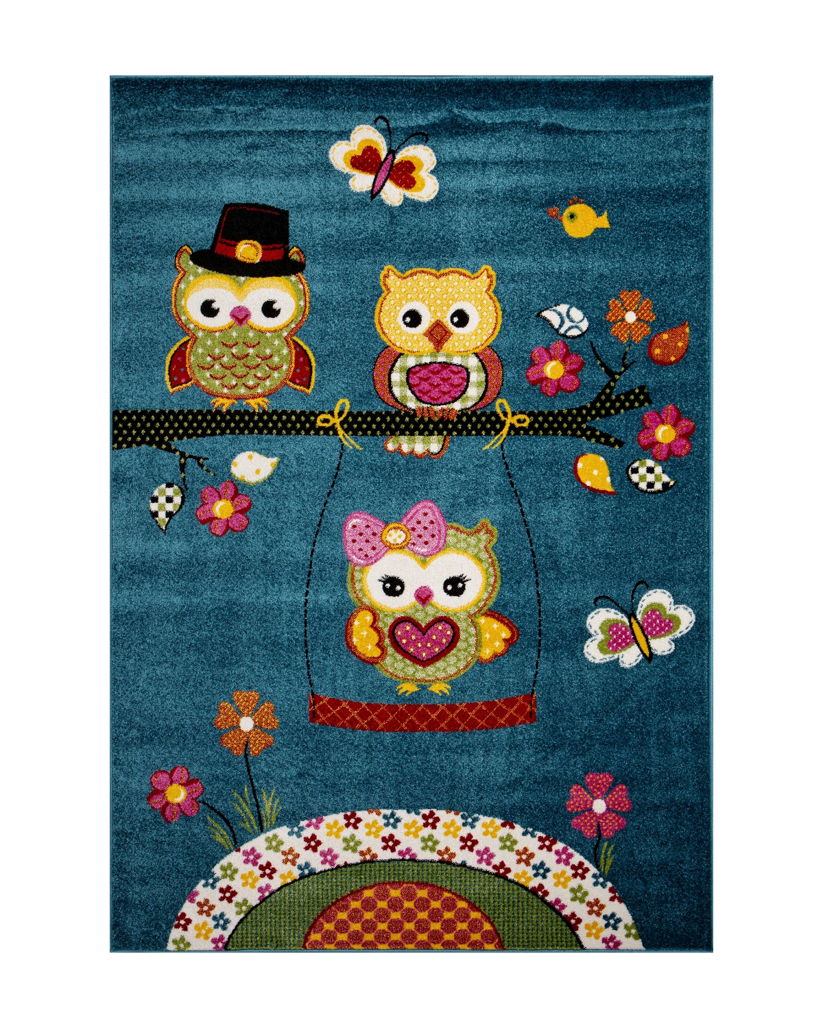 

Ковёр Merinos Rio 300x400 прямоугольный синий 2740