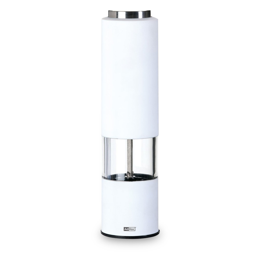 

Мельница для соли и перца электрическая Adhoc Tropica White 21,5 см, пластик, п/к