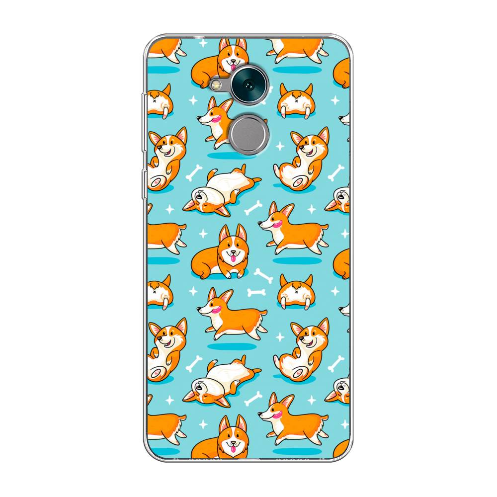 

Чехол Awog на Honor 6C "Веселые корги", Разноцветный, 62750-2