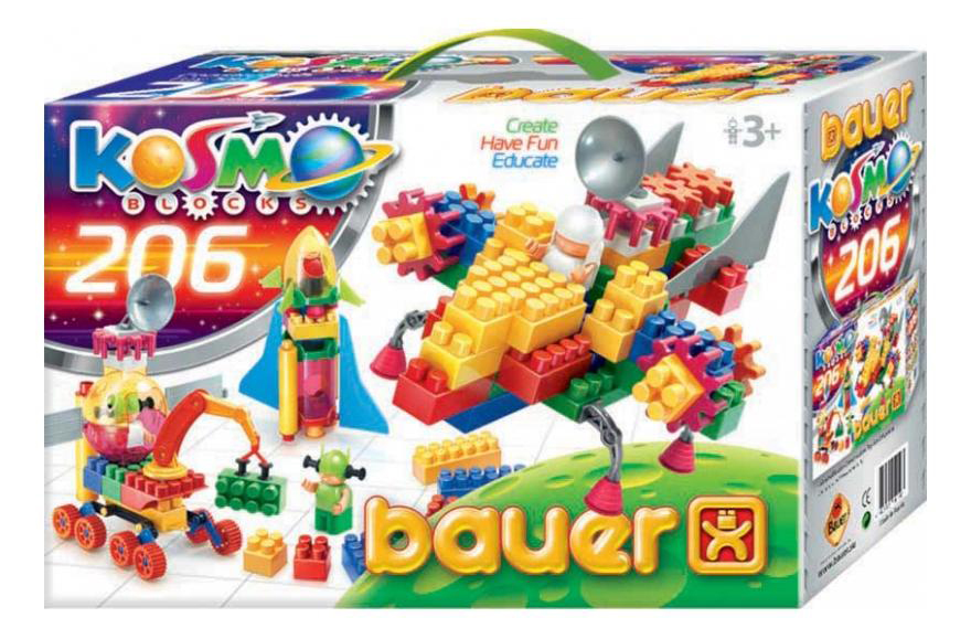 

Конструктор Bauer Серия "Космос" KosmoBlocks 206 эл. 3+, Космос