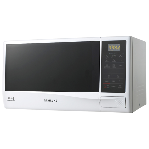 Микроволновая печь соло Samsung ME83KRW-2 черный, белый микроволновая печь samsung me83krw 2