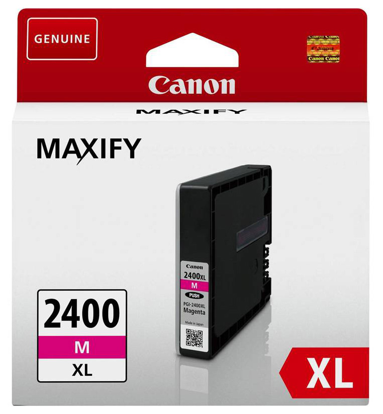 фото Картридж для струйного принтера canon pgi-2400xl m пурпурный, оригинал